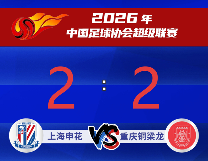九游体育下载-【足球】上海申花主场2：2战平重庆铜梁龙|头球|迪马塔|角球|朱辰杰|上海申花足球俱乐部_新浪新闻